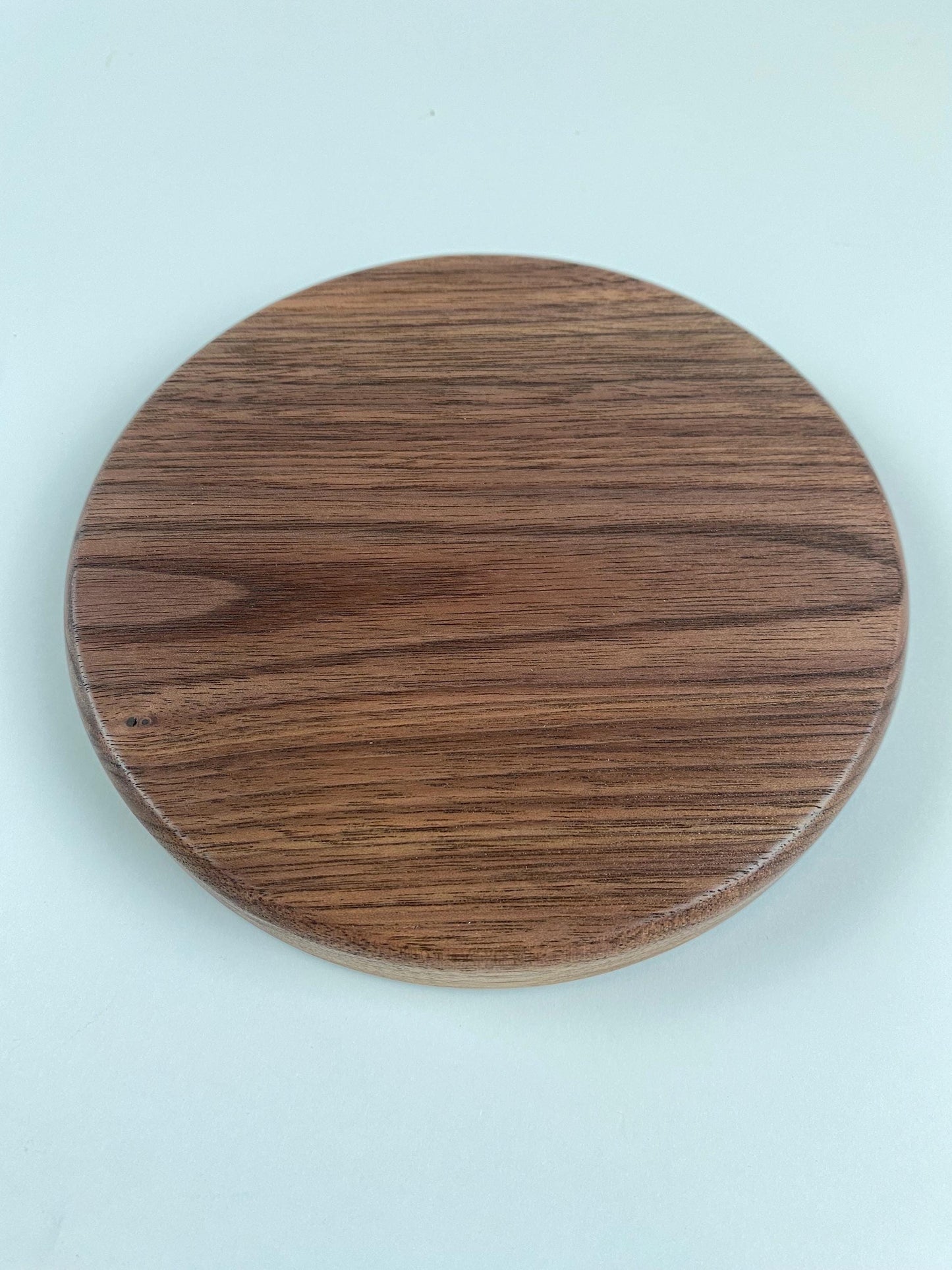 Walnut valet tray/bottle coaster - shallow - handmade router tray