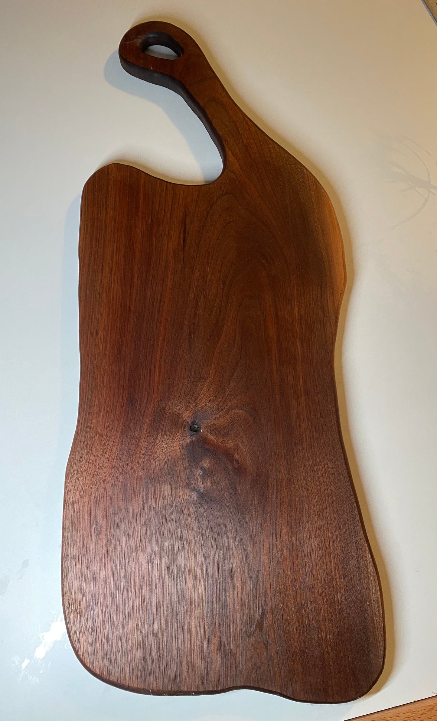 Large Walnut Charcuterie Board - Freeform organic shape - single source - handmade