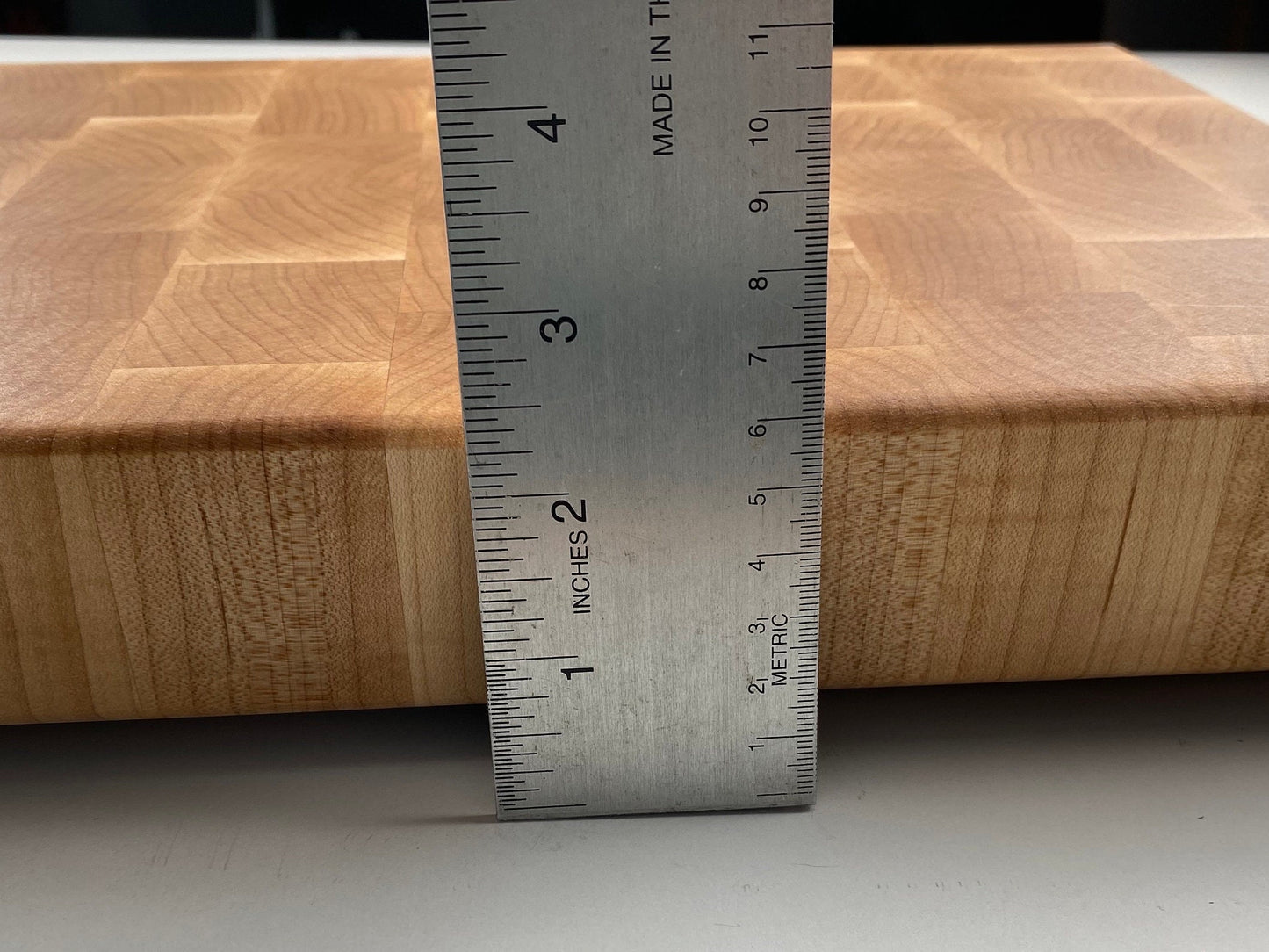 Handmade End-grain Cutting Board, Solid Maple, 2-1/2-inch Thick, Heavy Duty